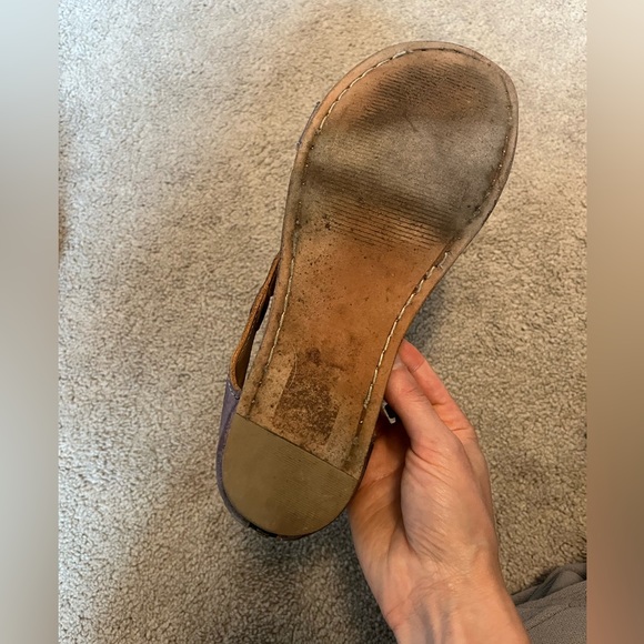 BED STU Soto Sandals in Purple Rustic Leather Size - Picture 5 of 6